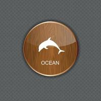 Ocean application icons vector illustration