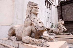 Sphinx of the Old Masonry Temple in Tenerife photo