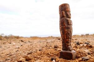 Ancient Mayan Statue photo