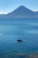 Volcanic Atitlan Lake in Guatemala photo