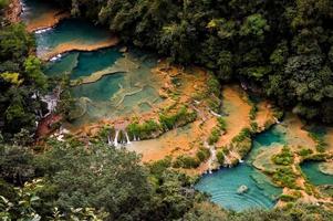 Landscape in Semuc Champey, Lanquin, Guatemala, Central America photo