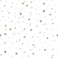 Abstract seamless pattern in terrazzo style. vector