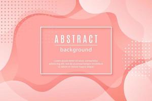 Abstract background with pink fluid shapes. Minimal banner. vector