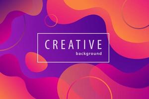 Gradient color geometric background. vector