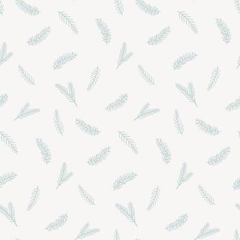 patrón sin costuras con ramas de abeto con bayas. vector