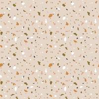 Terrazzo seamless pattern. Abstract marble background. vector