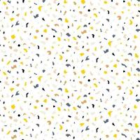 Abstract seamless pattern in terrazzo style. Vector background. Cool print for wallpaper, backdrop, fabric, etc.