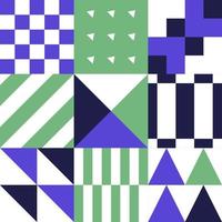 Abstract geometric banner. Seamless geometric pattern. vector