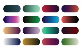 Mega set of vibrant colorful gradients color background vector