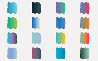 Mega set of vibrant colorful gradients color background vector