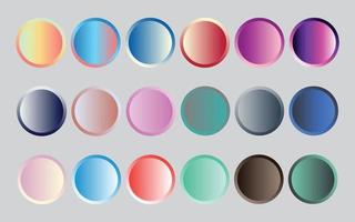 Mega set of vibrant colorful gradients color background vector