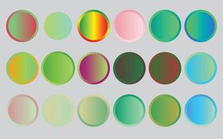 Mega set of vibrant colorful gradients color background vector