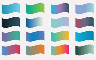 Mega set of vibrant colorful gradients color background vector