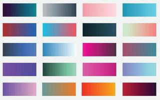 Mega set of vibrant colorful gradients color background vector