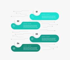 Vector Infographic label design template with icons and 4 options or steps. Can be used for process diagram, presentations, workflow layout, banner, flow chart, info graph.