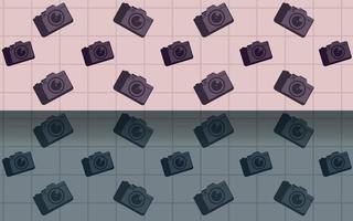 Mirroless Camera Pattern Vector