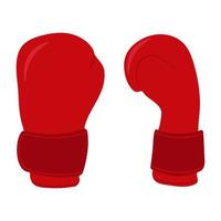 Boxing gloves icon. Vector illustration.