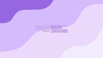 Minimal background with wavy shapes in pastel colors. Beautiful pastel social media banner template. vector