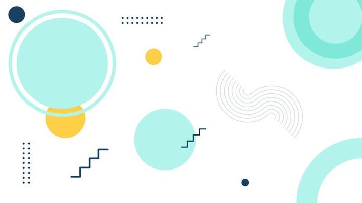 Minimal geometric background with dynamic shapes composition. Background for presentation, poster, flyer and more.