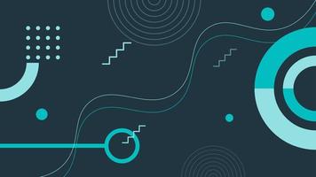 Modern geometric background with dynamic shapes composition. Background for presentation, poster, flyer and more. vector