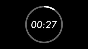 30 Sekunden Animations-Countdown-Timer video