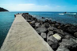 Playa de la Alojera jetty photo