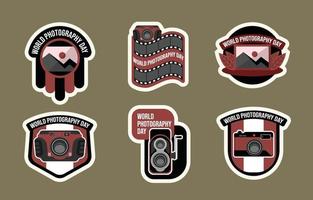 Photography Day Sticker vector