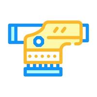 optical level gadget color icon vector illustration