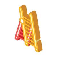 ladder tool isometric icon vector illustration isolated