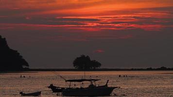 Sunset landscape at Phuket video