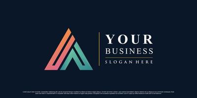 Colorful triangle icon logo design inspiration for business with creative concept Premium Vector