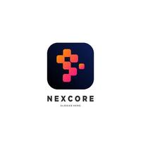 app logo design company gradient colorful vector