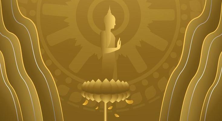 background for makha bucha day ,Vesak Day, Atthami Puja, Asanha Bucha.