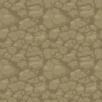 Ground seamless pattern, brown soil background for game design. Vector illustration textued backdrop organic land for wallpaper.