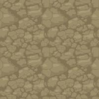 Ground seamless pattern, brown soil background for game design. Vector illustration textued backdrop organic land for wallpaper.