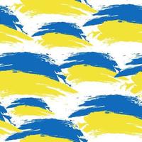 Seamless pattern abstract in the colors of the Ukrainian flag. Support for Ukraine vector