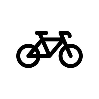 Simple vector icon. Flat illustration on a theme bike