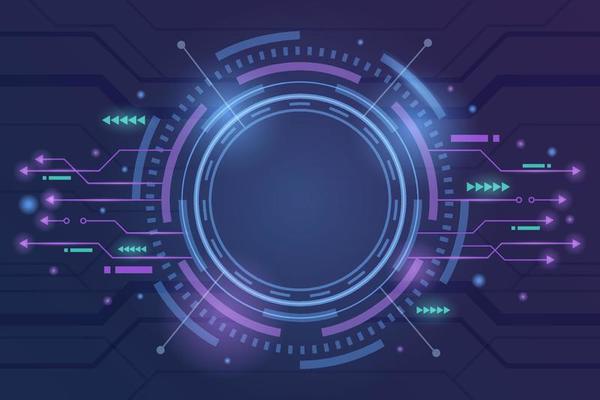Abstract Futuristic Technology Background