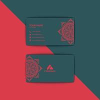 Professional  modern business card design template vector