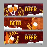 Beer Day Banner vector