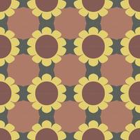 Floral seamless background. Pattern with flowers. vector