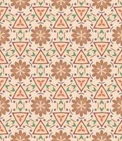 Floral seamless background. Pattern with flowers. vector