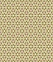 Seamless geometric pattern with flowers. Background vector