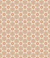 Seamless geometric pattern with flowers. Background vector