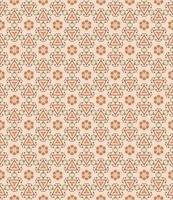 Seamless geometric pattern with flowers. Background vector