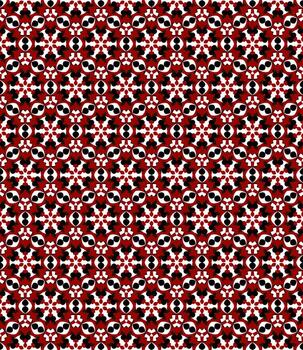 fondo geométrico transparente rojo. patrón abstracto vector