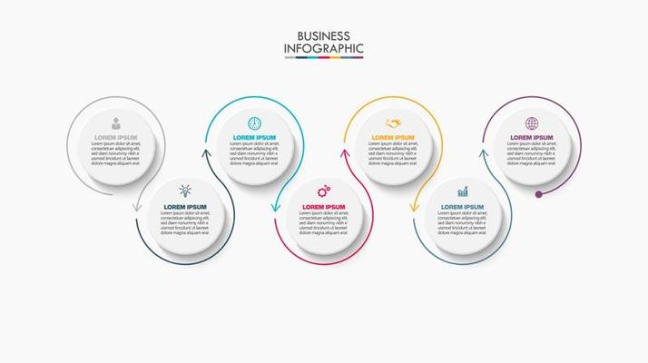 Presentation business infographic template