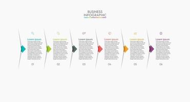 Presentation business infographic template vector