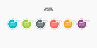 Presentation business infographic template vector