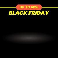 black friday background. simple and elegant. suitable for banner, flyer and feed vector